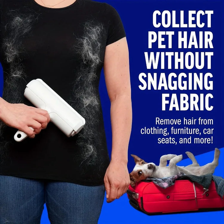 Pet hair remover roller hair adhesive dog brush can be washed with water to remove floating hair adhesive brush